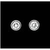 Image 1 : 14KT White Gold 0.66ctw. Diamond Stud Earrings