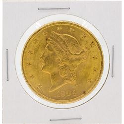 1904-S $20 Liberty Head Double Eagle Gold Coin