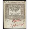 Image 2 : June 19, 1776 One Shilling Connecticut Colonial Currency Note