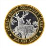 Image 2 : .999 Silver Grand Casino $10 Casino Gaming Token Limited Edition