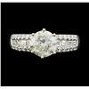 Image 1 : 18KT White Gold 2.71ctw Diamond Ring