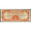 Image 2 : 1922 $10 Gold Certificate Note