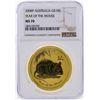 Image 1 : 2008P $100 Australia Year of the Mouse Gold Coin NGC MS70