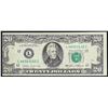 Image 1 : 1985 $20 Federal Reserve Note Tripple ERROR Gutter Fold Misalignment Inking