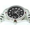Image 3 : Rolex Mens Stainless Steel Ruby and Diamond Datejust Wristwatch