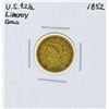 Image 1 : 1852 $2 1/2 Liberty Head Quarter Eagle Gold Coin