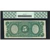 Image 2 : 1869 $5 Legal Tender Rainbow Woodchopper Note PCGS Very Choice New 64PPQ