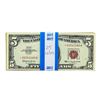 Image 1 : Lot of (25) 1963 $5 Legal Tender Red Seal STAR Notes CU