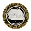 Image 1 : .999 Silver Palms A Maloof Casino Resort $10 Casino Gaming Token Limited Edition