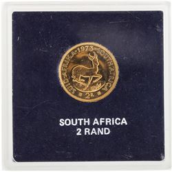 1973 South Africa 2 Rand Gold Coin