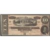 Image 1 : 1864 $10 The Confederate States of America Note