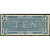 Image 2 : 1864 $10 The Confederate States of America Note