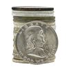 Image 1 : Roll of (20) 1953-D Brilliant Uncirculated Franklin Half Dollar Coins