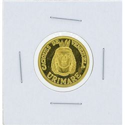 Caciques de Venezuela Urimare 4.5 gram Gold Coin