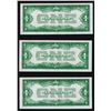 Image 2 : Lot of (3) Consecutive 1934 $1 Silver Certificate Notes