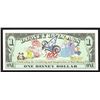 Image 2 : 2002 $1 Disney Dollars Steamboat Wille Note