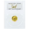 Image 1 : 2016-W Mercury Dime Gold Centennial Commemorative Coin PCGS SP70 First Strike