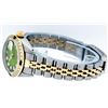 Image 8 : Rolex Ladies Two Tone Emerald and Diamond Datejust Wristwatch