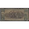 Image 2 : 1865 $5 National Union Bank of New London Connecticut Currency Note
