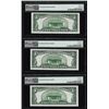 Image 2 : Lot of (3) 1953A $5 Silver Certificate Notes PMG 64EPQ