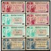 Image 1 : Lot of (8) Assorted Military Payment Certificate Notes