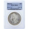 Image 1 : 1893-CC $1 Morgan Silver Dollar Coin PCGS MS62