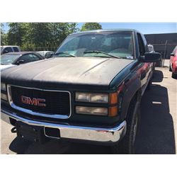 1995 GMC, SIERRA, 2500, GREEN, VIN#1GTGK295KSE544668, 133,501KMS, AUTOMATIC,