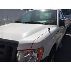 2009 FORD F-150XL 2DR PU TRUCK, WHITE, VIN # 1FTPF12V49KB65840