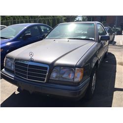 1995 MERCEDES E320C, 2 DOOR COUPE, GREY, VIN # WDBEA52E1SC271271