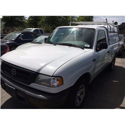 2002 MAZDA B2300 SERVICE TRUCK, WHITE, VIN#4F4YR12D52TM11854, 293,098KMS, AUTOMATIC,