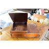 Image 1 : ANTIQUE MAHOGANY CASH DRAWER AND REGISTER STAND