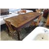 Image 1 : LARGE ANTIQUE WORK TABLE