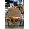 Image 2 : LARGE ANTIQUE WORK TABLE