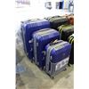 Image 2 : 3 PIECE LUGGAGE SET BLUE