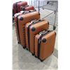 Image 2 : 3 PIECE LUGGAGE SET ORANGE