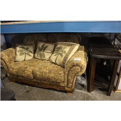 LOVE SEAT AND SOFA TABLE