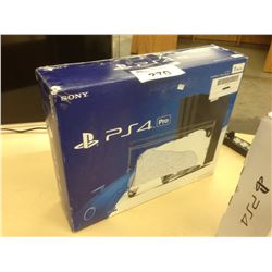SONY PLAYSTATION 4 PRO, JET BLACK, 1TB HDD, NOT TESTED