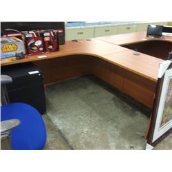 CHERRY 6' X 6' CORNER WORKSTATION