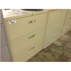 3 DRAWER LATERAL FILE CABINET