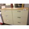 Image 1 : 6 DRAWER DOUBLE WIDE LATERAL FILE CABINET