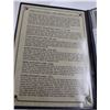 Image 2 : 5 CHINESE VINTAGE BRONZE COINS, INCLUDES CERTIFICATE WITH DESCRIPTIONS