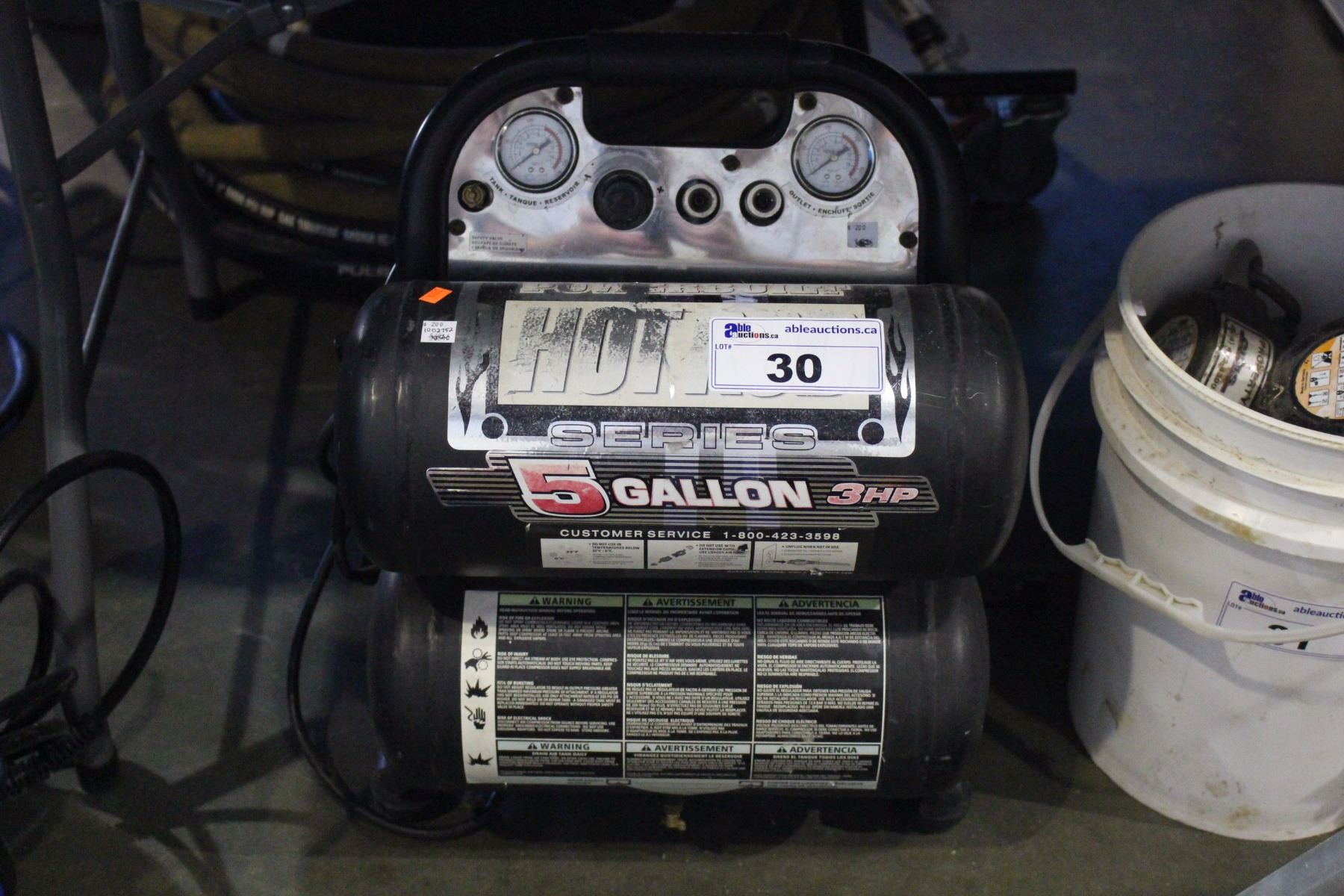 Powerbuilt Air Compressor POWERBUILT HOT ROD 5 GALLON, 3HP AIR COMPRESSOR
