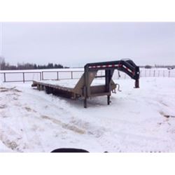 2002 AW 27' X 8.6' TANDEM 20 TON EQUIPMENT TRAILER