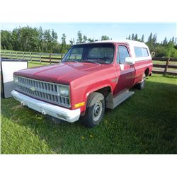 1982 CHEV CUSTOM DELUX C10 TRUCK