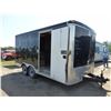Image 1 : 2015 SWS CARGOMATE 16' ENCLOSED TRAILER & CONTENTS