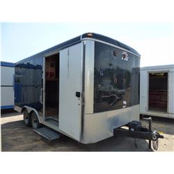 2014 CARGOMATE 16' ENCLOSED TRAILER & CONTENTS