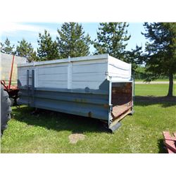 14' GRAVEL BOX WITH BUILT UP SIDES