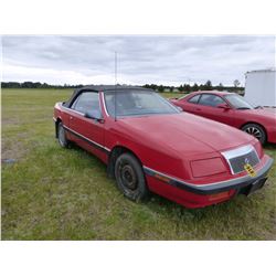 1989 CHRYSLER LEBARON
