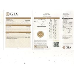 GIA/Princess/D/VS2/0.51Ct
