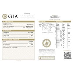 GIA/Round/L/VS2/0.7Ct